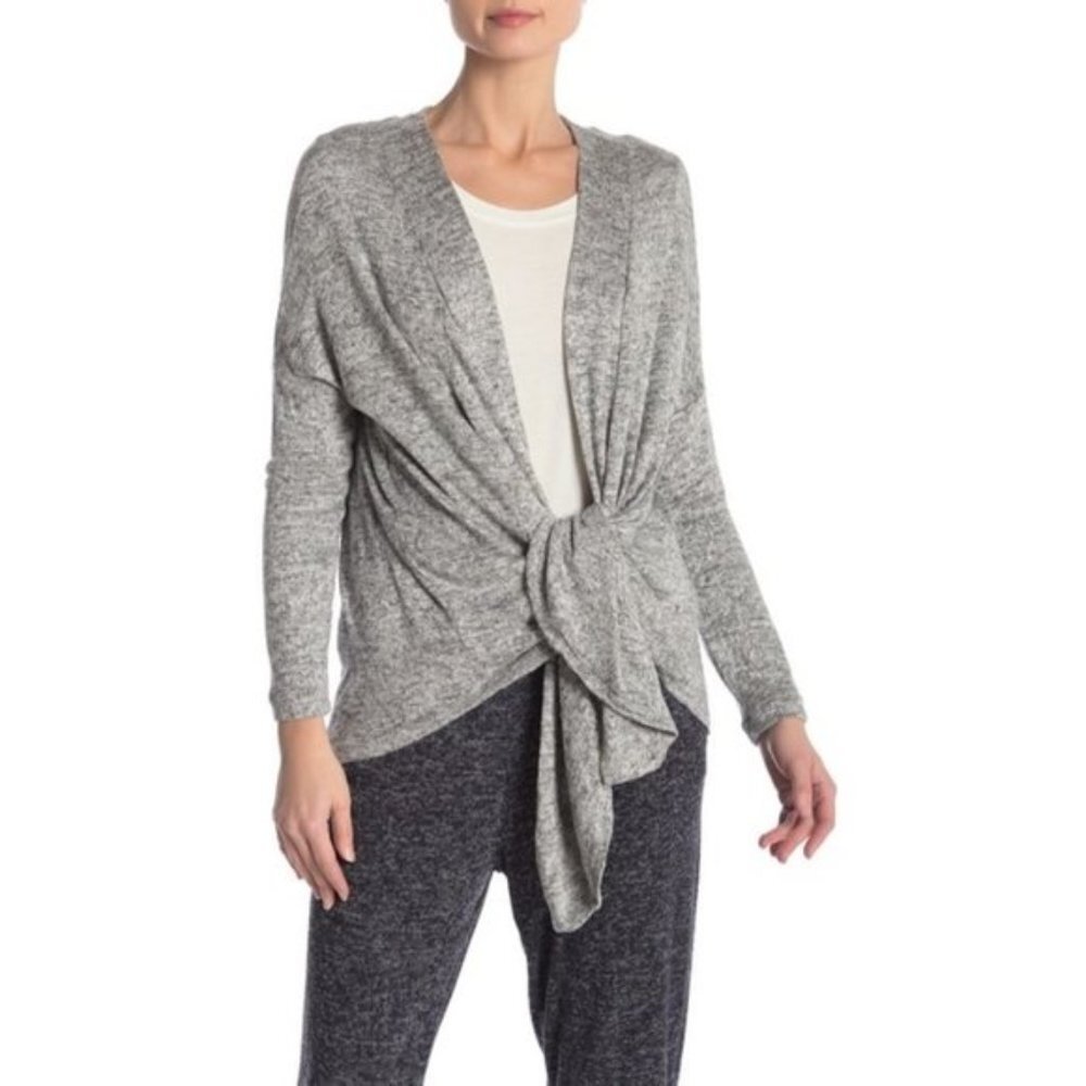Bobeau Cozy Convertible Open Cardigan